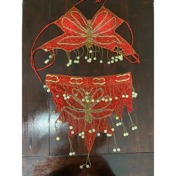 Handmade Belly Dancing outfit From Dubai - Picture 4 of 10